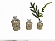 rattan vase